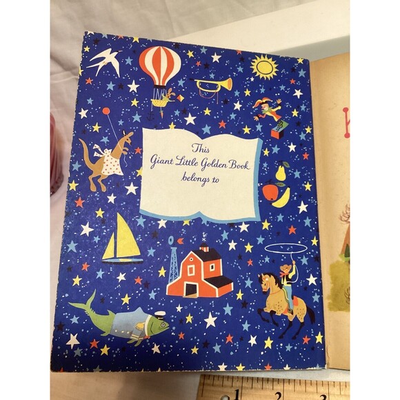 Captain Kangaroo Giant Little Golden Book 1959 "A" Edition 3 Stories 1 Book HB - Picture 9 of 16